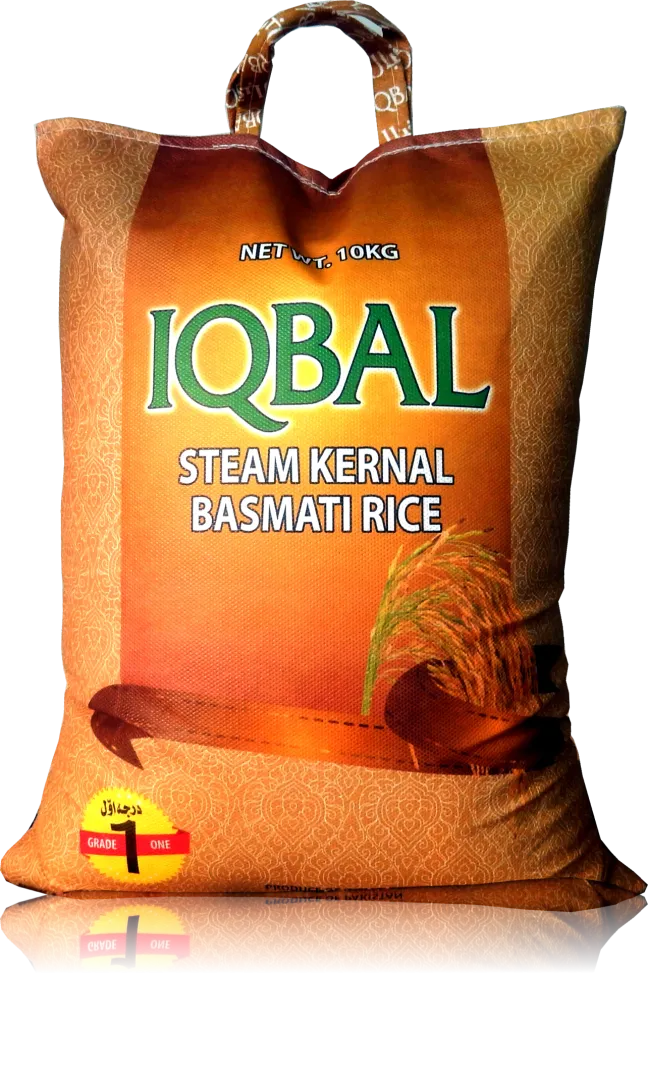 IQBAL Steamed Kernal Basmati Rice - 10 Kg